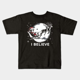 Cosmic Santa Believer Kids T-Shirt